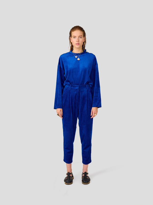 heimstone Pantalon Gabriel en velours cotelé Abysse