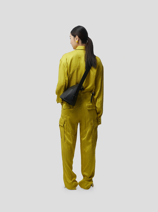 Heimstone Pantalon Santino En étoffe Lustrée Marsala Soufre
