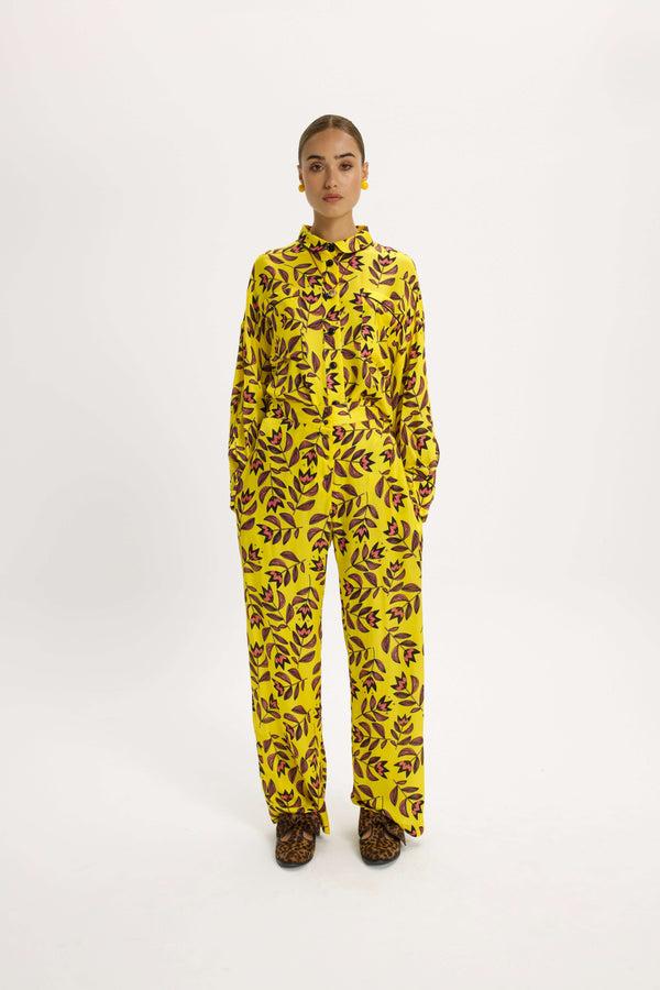 Heimstone Pantalon Spartacus En Imprimé Fleur Moderne