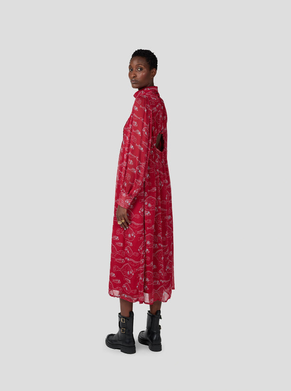 Heimstone ROBE AUSTIN EN MOUSSELINE IMPRIMEE FISH TANK