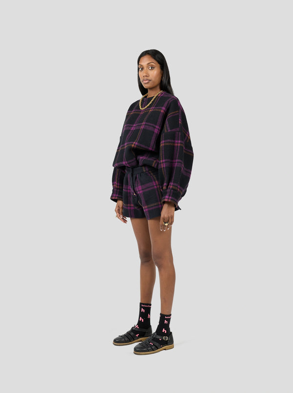Heimstone Short Spencer En Lainage District Wineberry