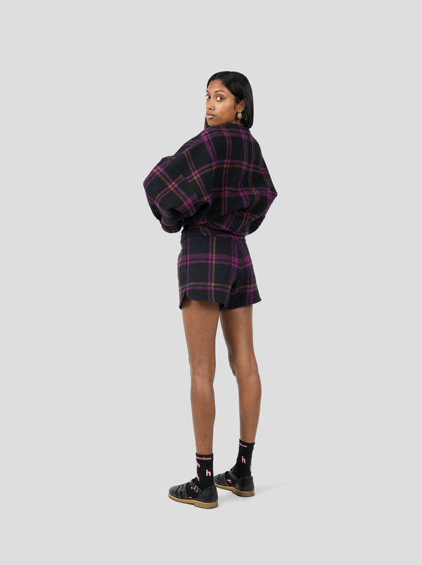 Heimstone Short Spencer En Lainage District Wineberry