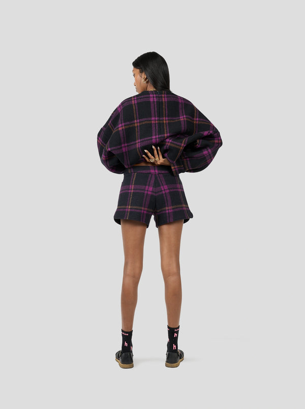 Heimstone Short Spencer En Lainage District Wineberry