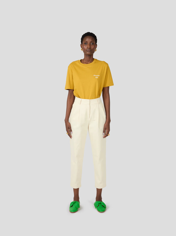 heimstone T-shirt Collector Unisexe – Tabac avec Logo Heimstone Blanc Cassé