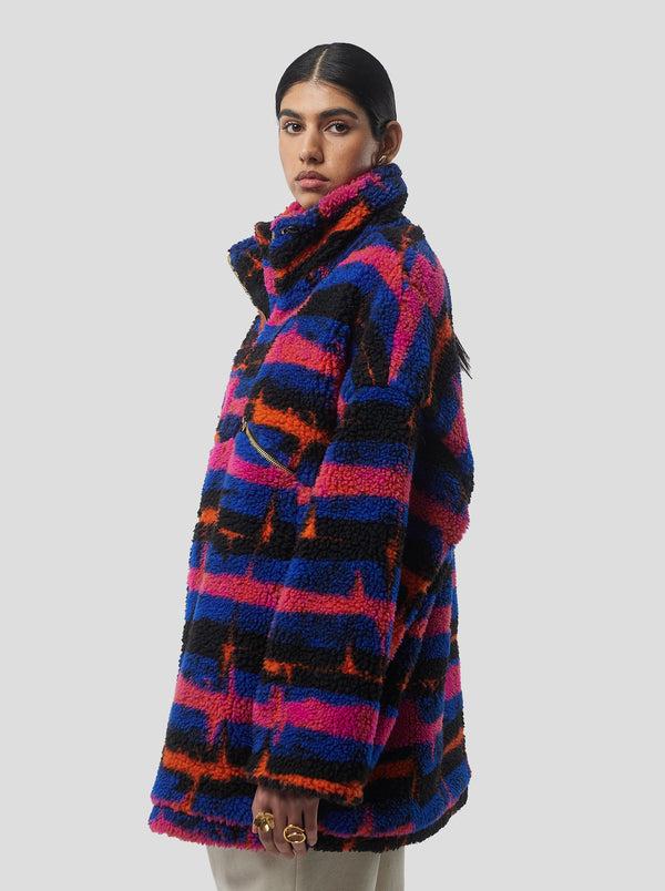 Heimstone VESTE GLAZER EN LAINE POLAIRE THUNDRSTORM