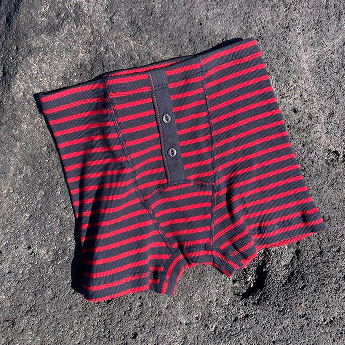 Hemen Biarritz Boxer Albar Marinière Deep Marine / Red