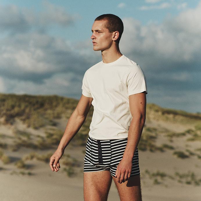 Hemen Biarritz Boxer Albar Marinière Deep Marine