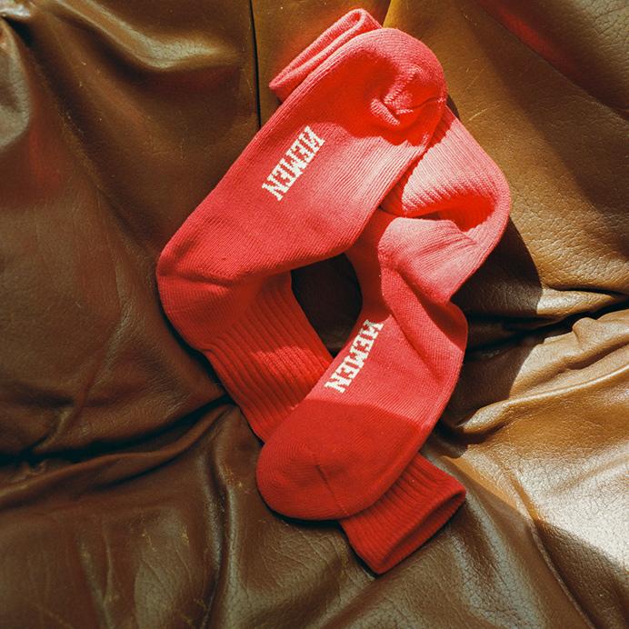 Hemen Biarritz Chaussettes HMN04 Rouge