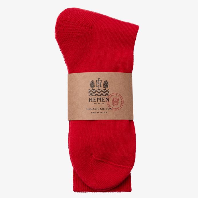 Hemen Biarritz Chaussettes HMN04 Rouge