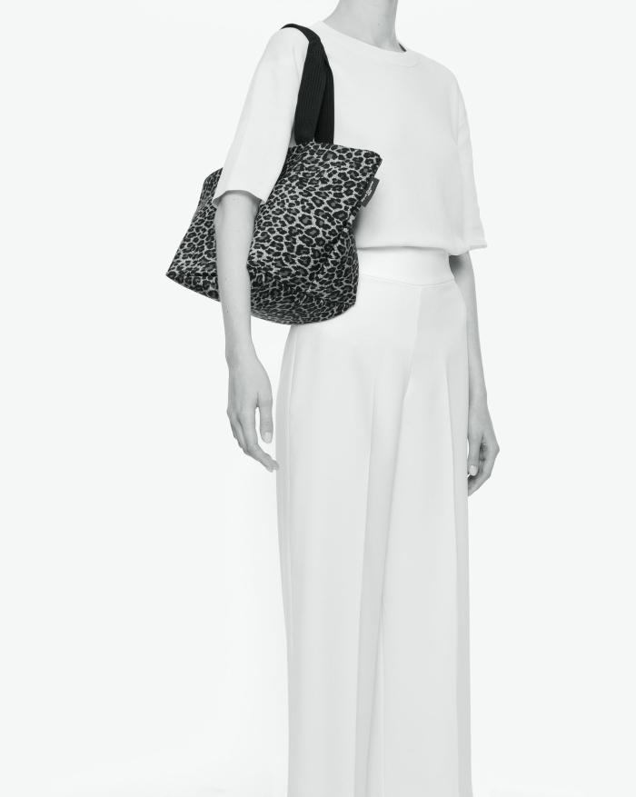 Herve Chapelier Sac Shopping Fond Carré