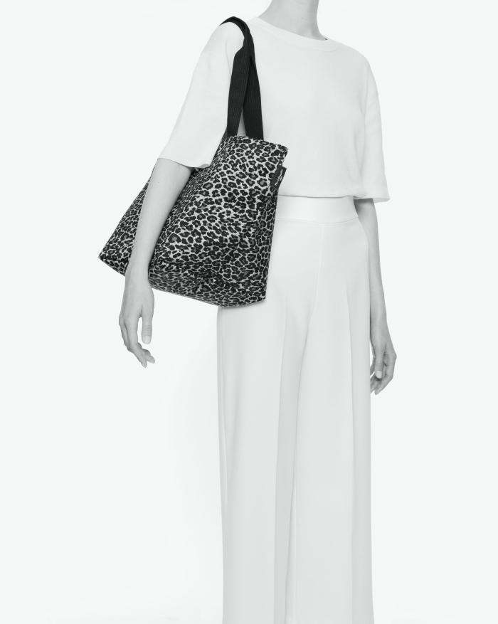 Herve Chapelier Sac Shopping Fond Carré