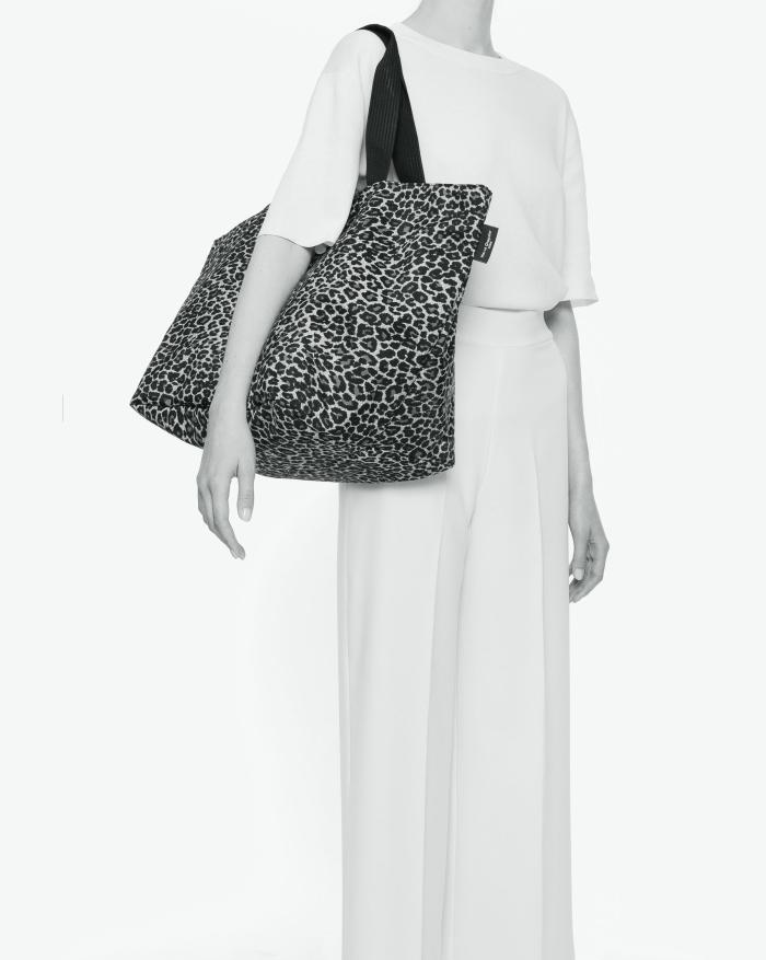 Herve Chapelier Sac Shopping Fond Carré