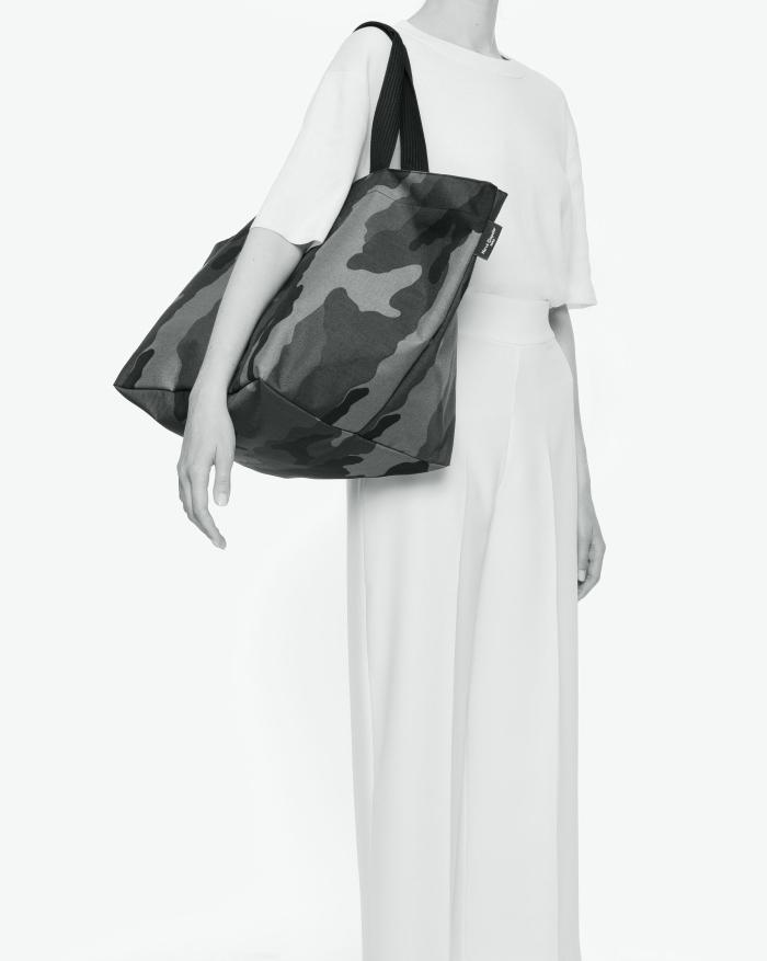 Herve Chapelier Sac Shopping Fond Carré