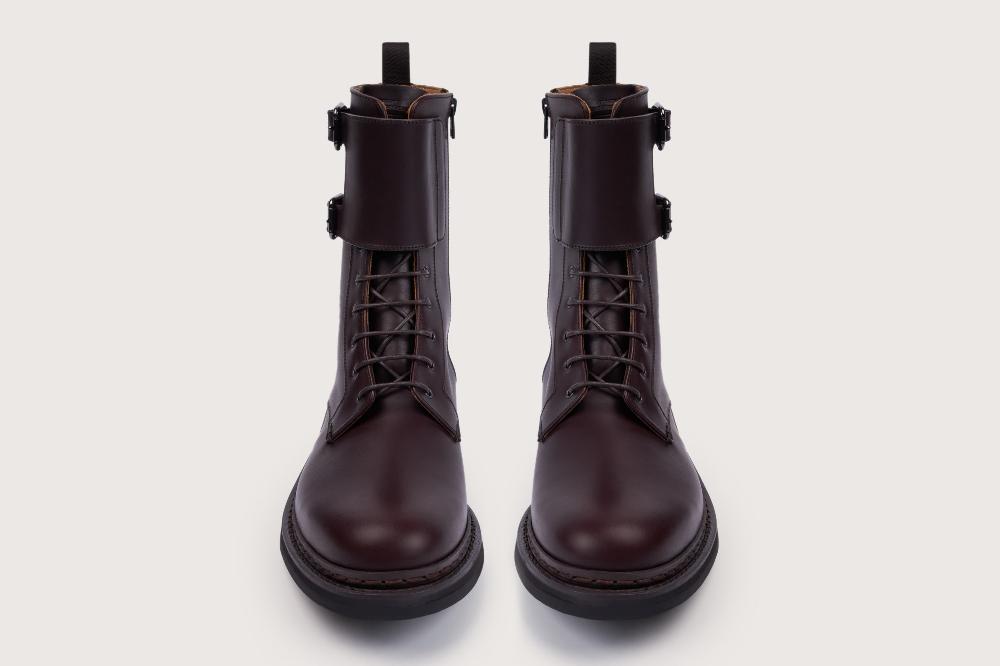 Heschung Boots En Cuir Imperméable Moro à L'allure Rock
