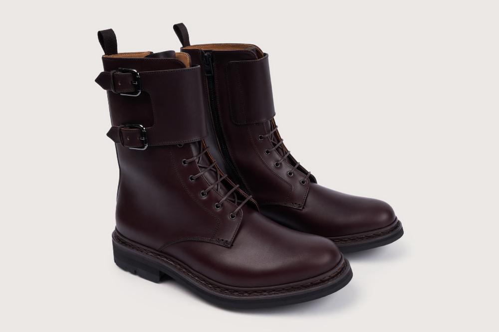 heschung Boots en cuir imperméable moro à l'allure rock heschung Boots en cuir imperméable moro à l'allure rock