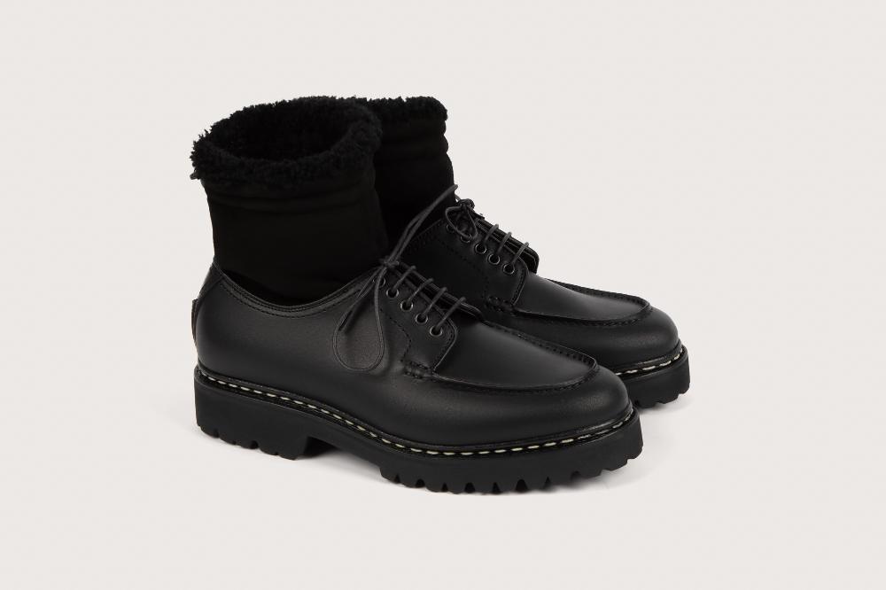 heschung Boots femme Iberis en Suportlo noir sur semelle gomme