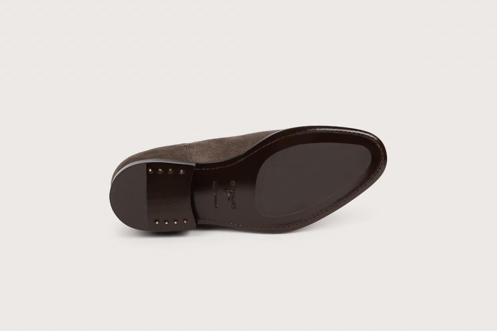 Heschung Boots Frêne Femme En Hydrovelours Acacia Sur Semelle Cuir