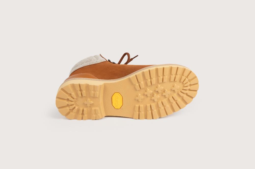 Heschung Boots Homme En Nubuck Camel Esprit Montagne Et Authentiques