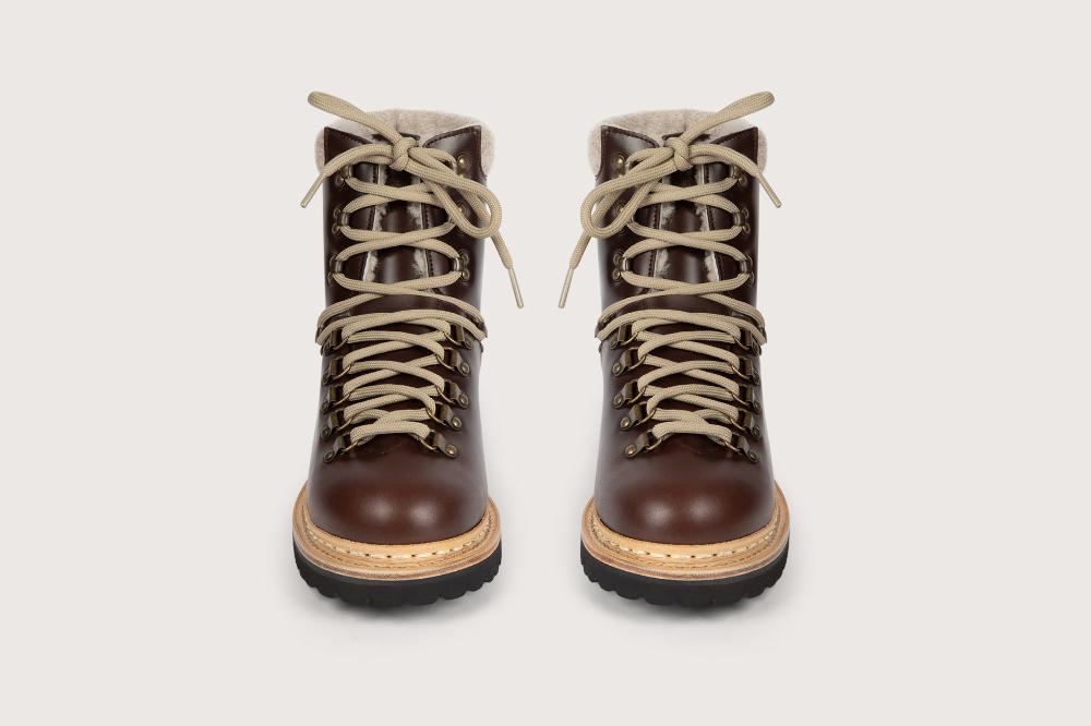 Heschung Boots Montantes Femme En Cuir Lisse Esprit Montagne Et Authentiques