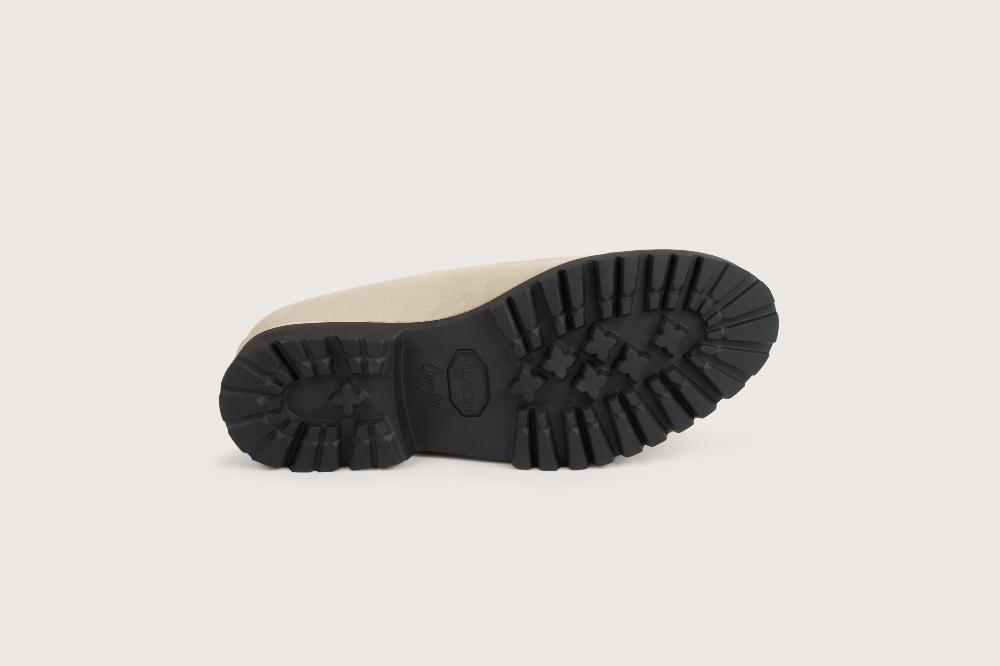 Heschung Bottine En Cuir De Veau Pour Homme Semelle Gomme Coloris Grege