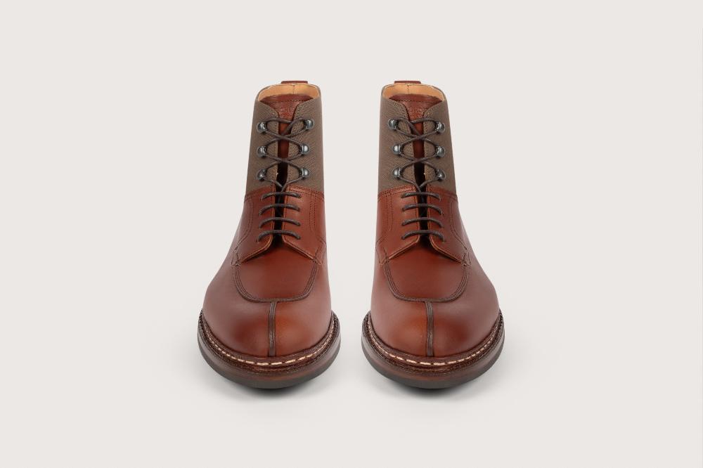 Heschung Bottine En Cuir Suportlo Pour Homme Semelle Gomme Coloris Expresso