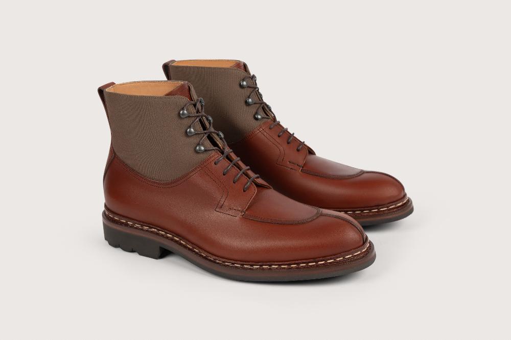 heschung Bottine en cuir Suportlo pour Homme semelle gomme coloris Expresso