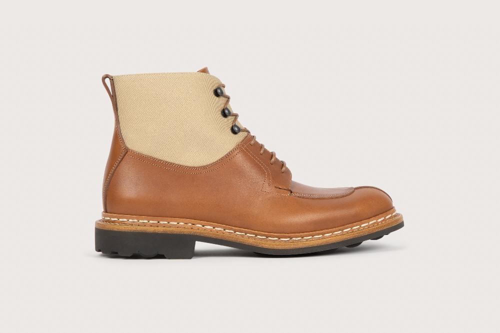 Heschung Bottine En Cuir Suportlo Pour Homme Semelle Gomme Coloris Naturel
