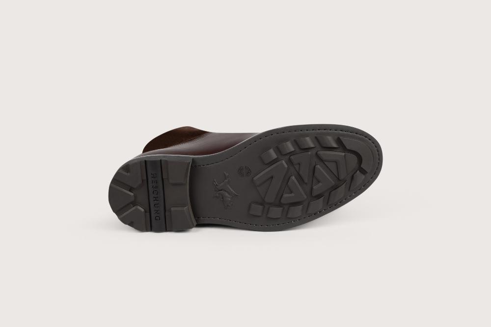 Heschung Bottine En Cuir Suportlo Pour Homme Semelle Gomme Coloris Moro