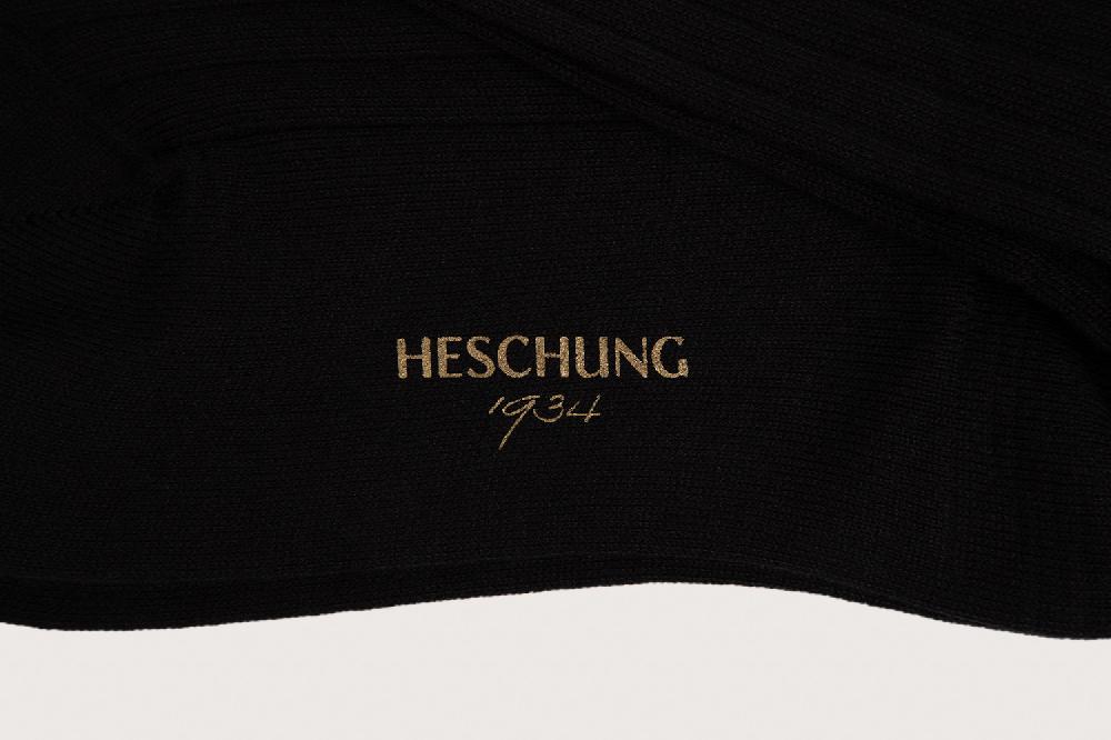 Heschung Chaussettes Heschung Pour Homme/femme En Coton Brun Renforcées à L'avant Et Au Talon