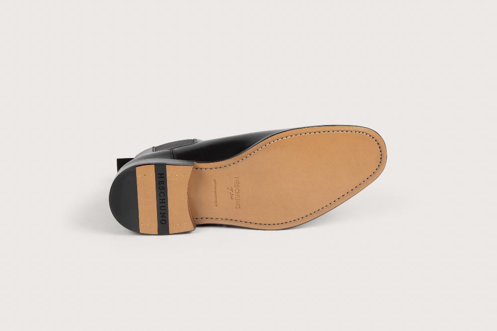 Heschung Chelsea-Boots Homme En Cuir Noir élégantes Et Légères