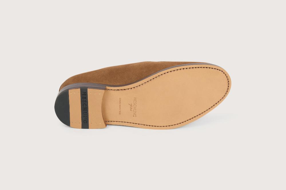 Heschung Derby En Cuir De Veau Pour Homme Semelle Cuir Coloris Terre