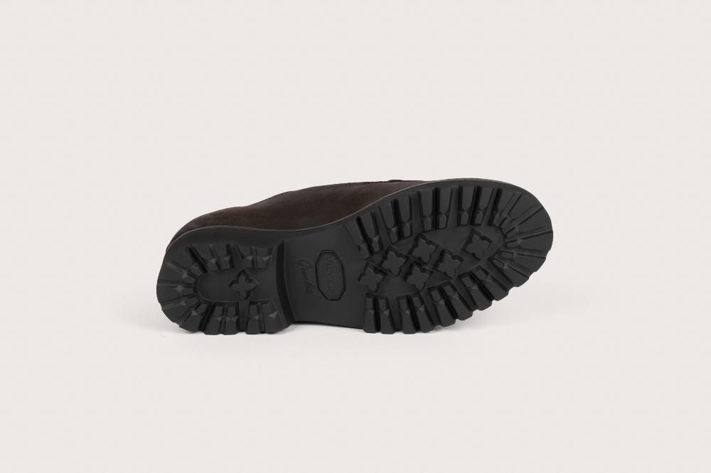 Heschung Derby En Cuir De Veau Pour Homme Semelle Gomme Coloris Moro