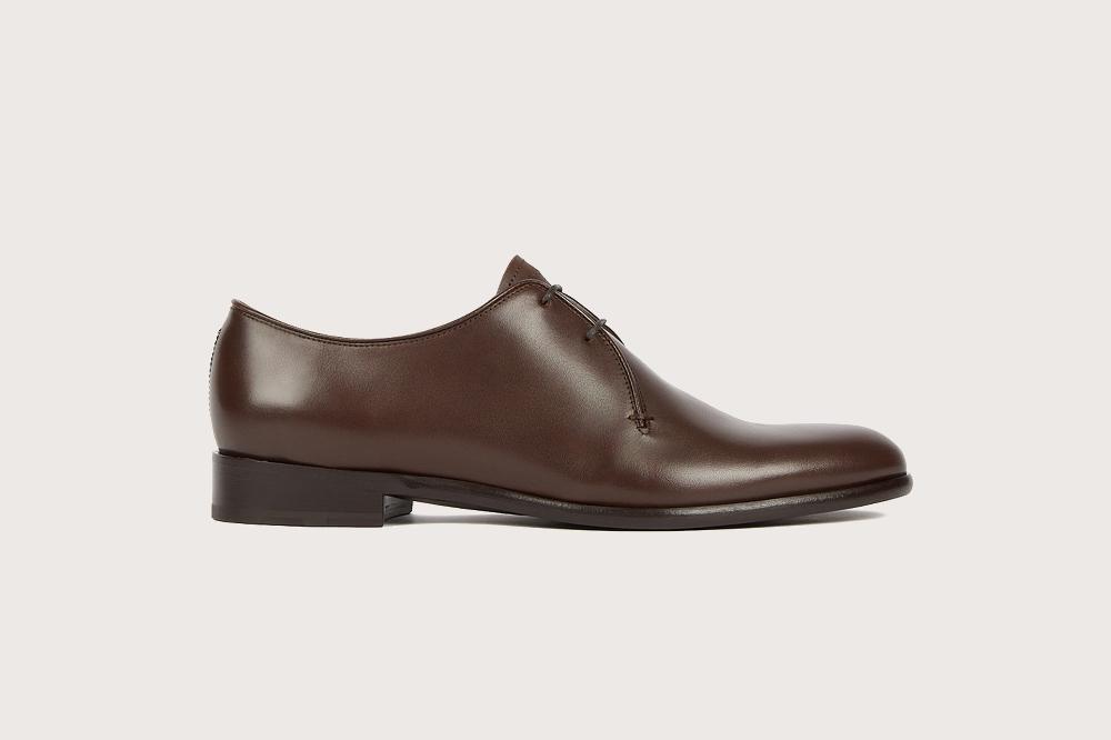 Heschung Derby En Cuir Lisse Pour Homme Semelle Cuir Coloris Café