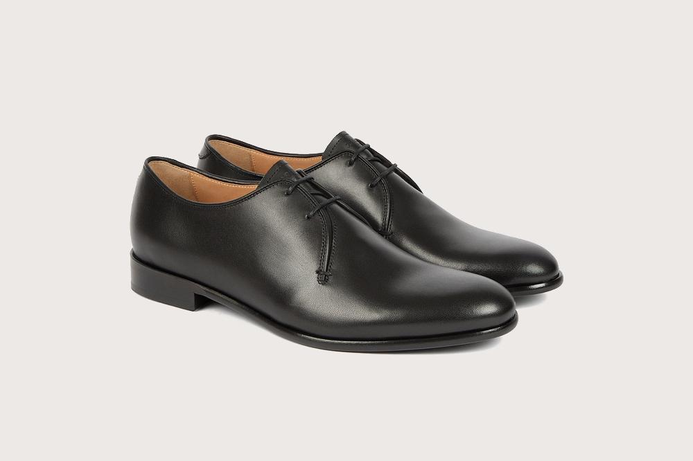 Heschung Derby En Cuir Lisse Pour Homme Semelle Cuir Coloris Noir