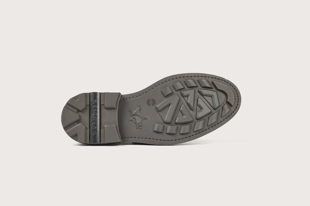 Heschung Derby En Cuir Suportlo Et Toile Pour Homme Semelle Gomme Coloris Expresso