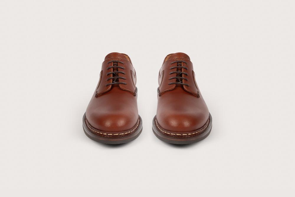 Heschung Derby En Cuir Suportlo Imperméable Pour Homme Semelle Gomme Coloris Espresso