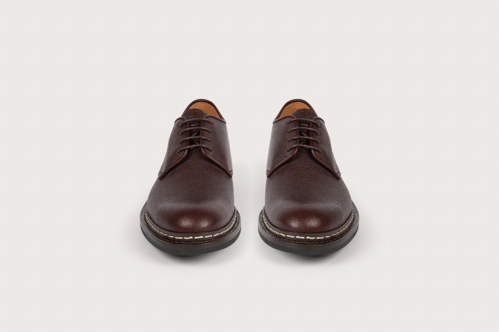 Heschung Derby Intemporel Homme En Cuir Grainé Moro Pour Une Allure Casual Ou Habillée