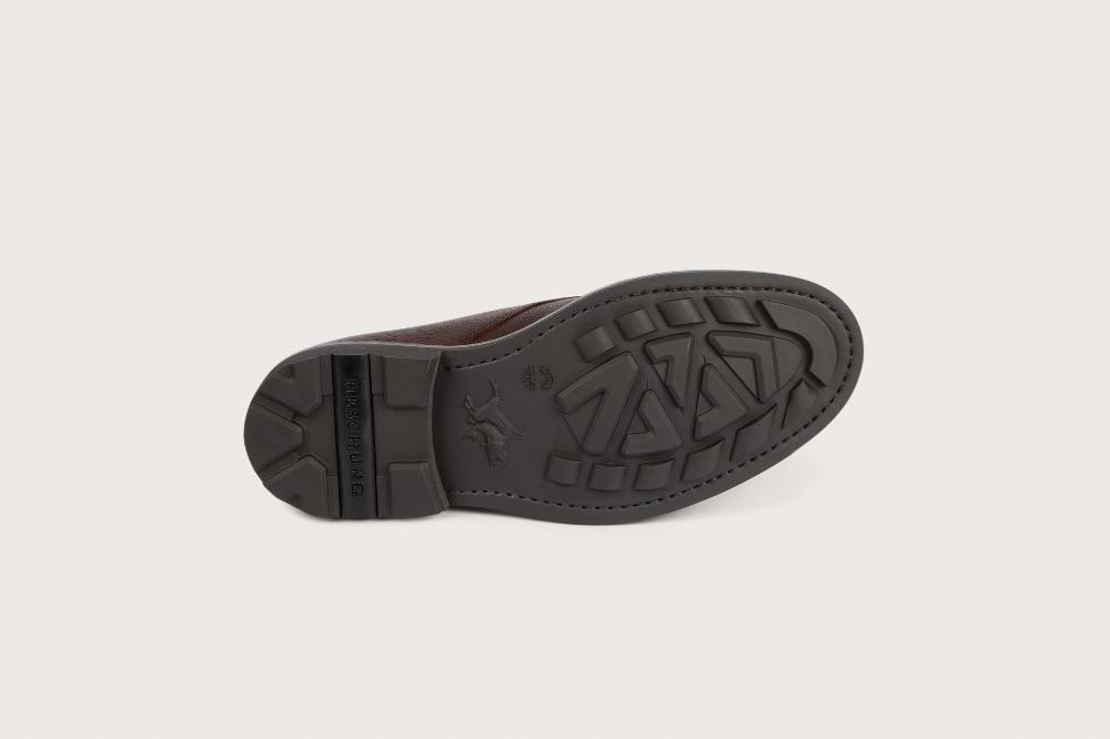 Heschung Derby Intemporel Homme En Cuir Grainé Moro Pour Une Allure Casual Ou Habillée
