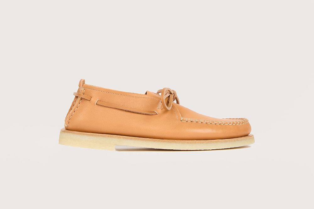 Heschung Mocassin Arapaho Pour Femme Semelle Crêpe Coloris Naturale