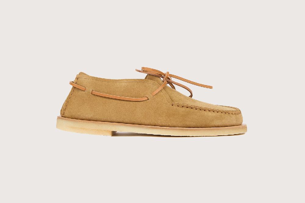 Heschung Mocassin Araphao Pour Homme Semelle Crêpe Coloris Maraca