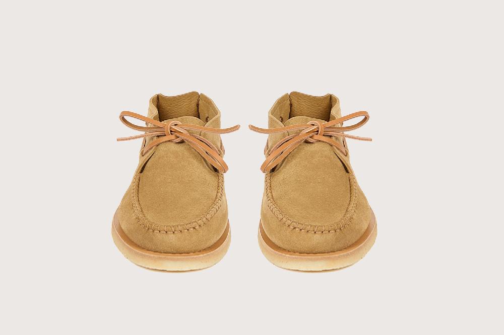 Heschung Mocassin Araphao Pour Homme Semelle Crêpe Coloris Maraca