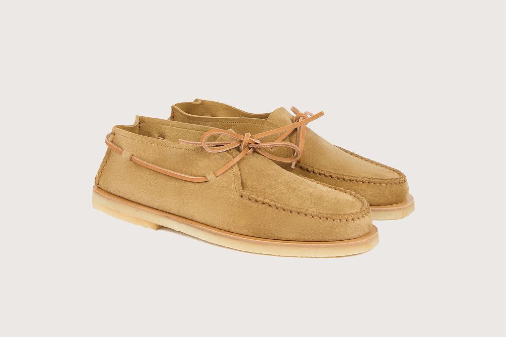 heschung Mocassin Araphao pour homme semelle crêpe coloris maraca