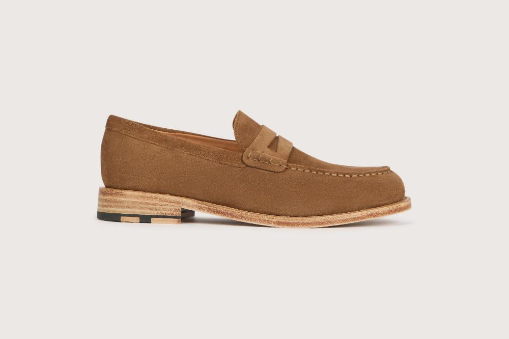 Heschung Mocassin En Cuir De Veau Pour Homme Semelle Cuir Coloris Terre