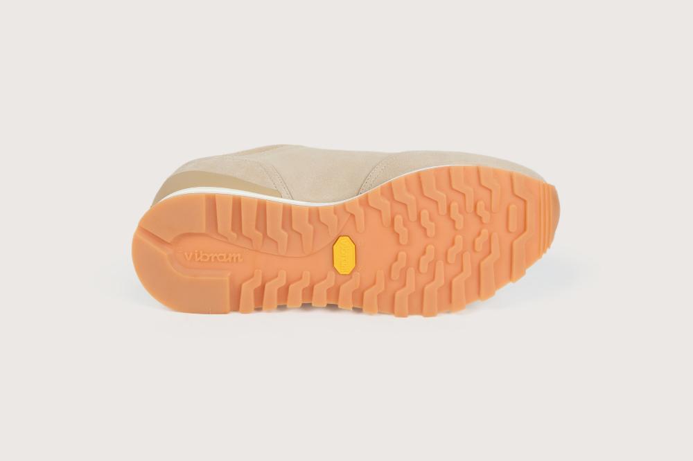 Heschung Sneakers Femme Raffinées Et élégantes En Cuir Velours Grege