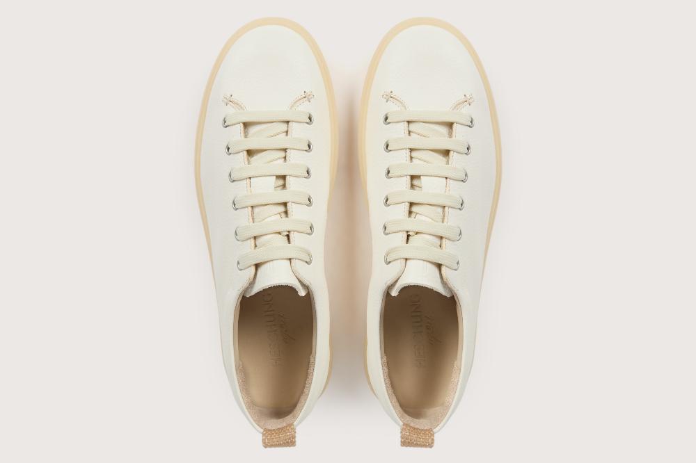 Heschung Sneakers Homme En Cuir De Veau Sur Une Semelle En Gomme élégantes Et Confortables