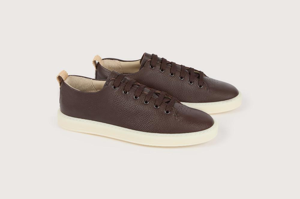 heschung Sneakers homme en cuir de veau sur une semelle en gomme élégantes et confortables