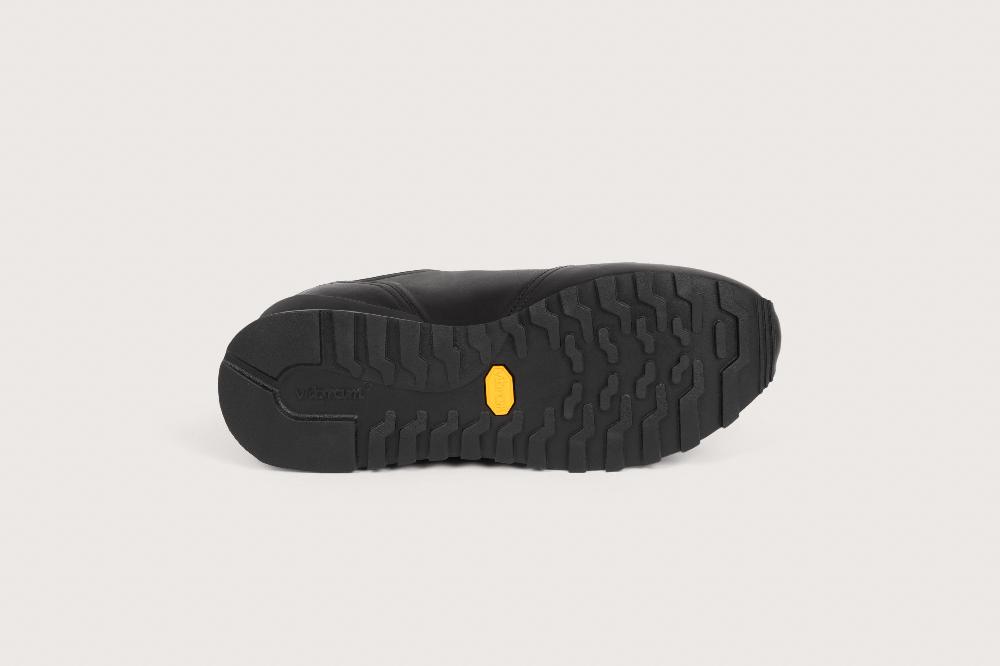 Heschung Sneakers Homme Raffinées Et élégantes En Cuir De Veau Noir