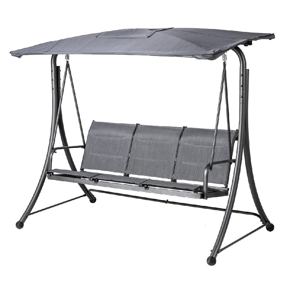 Hesperide Balancelle De Jardin LAKO Graphite & Ardoise