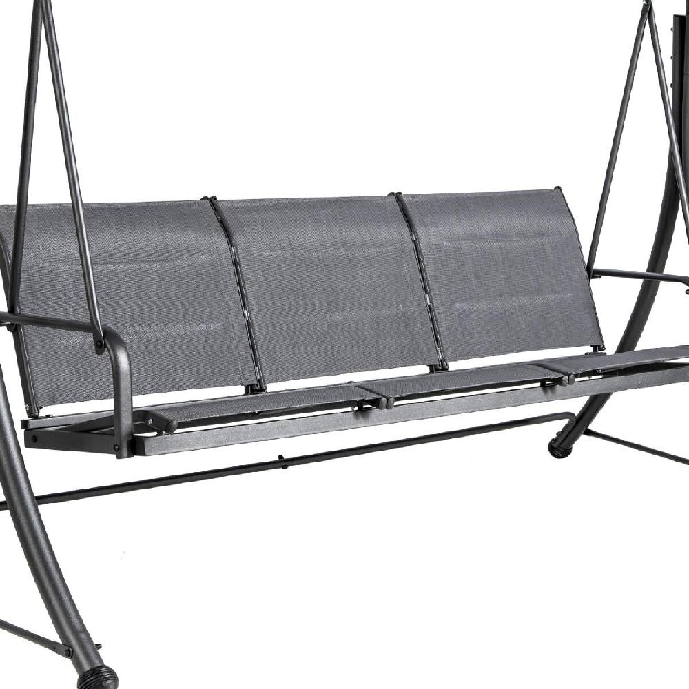 Hesperide Balancelle De Jardin LAKO Graphite & Ardoise