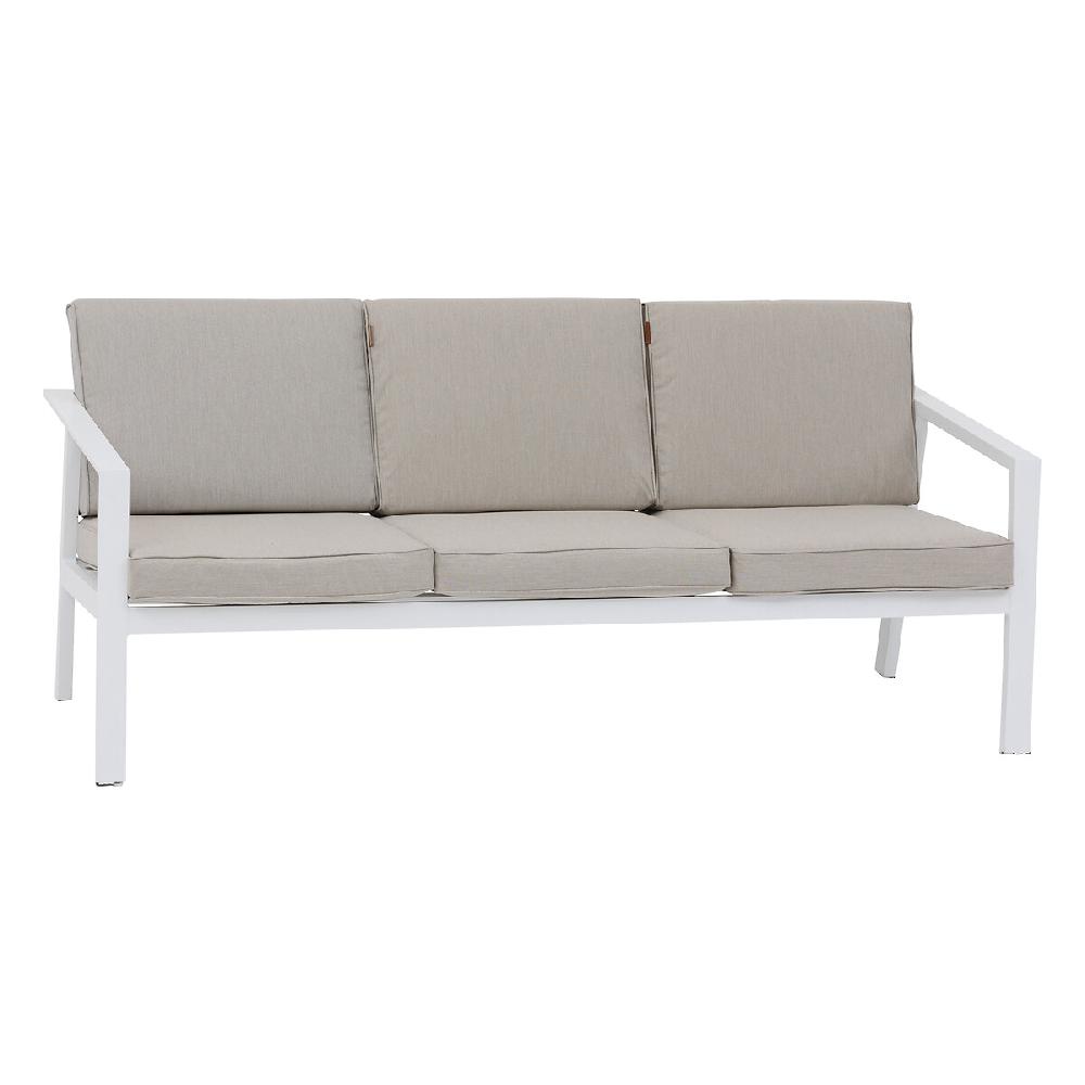 Hesperide Canapé De Jardin PAVANE Beige Ficelle & Blanc